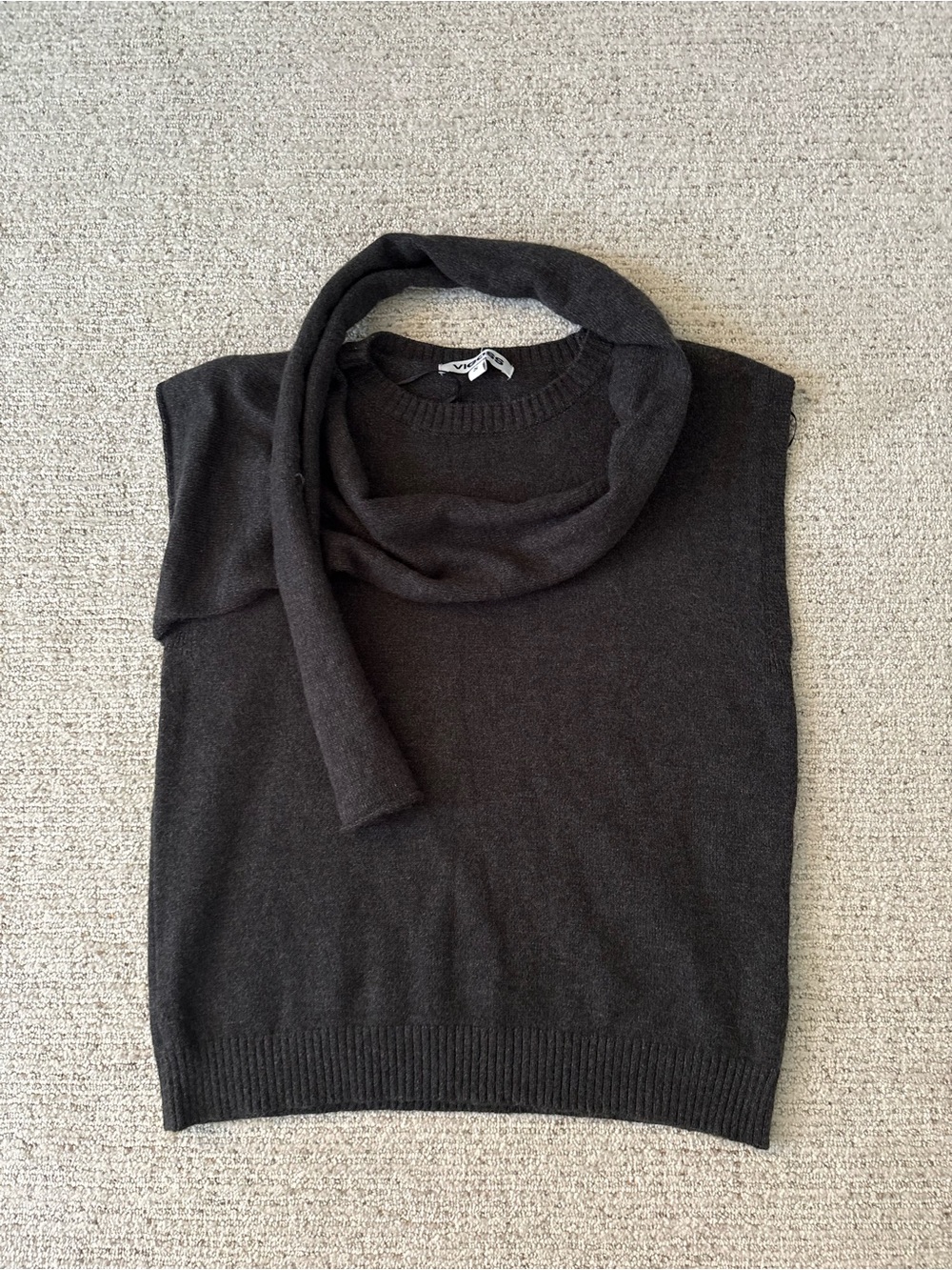 Vigoss Black Cowl Neck Sweater